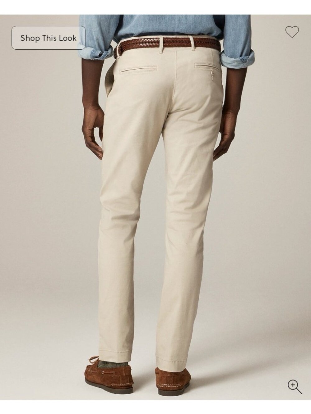 J.Crew Mens 484 Slim-fit Stretch Chino Weathered Pant Flat Front 31x32 NWT AR885 - Picture 2 of 15